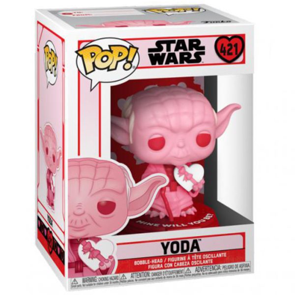 Pop Figurine Pop Yoda Saint Valentin (Star Wars) Figurine in box