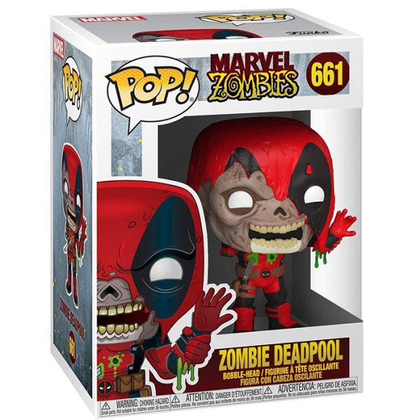 Pop Figurine Pop Zombie Deadpool (Marvel Zombies) Figurine in box