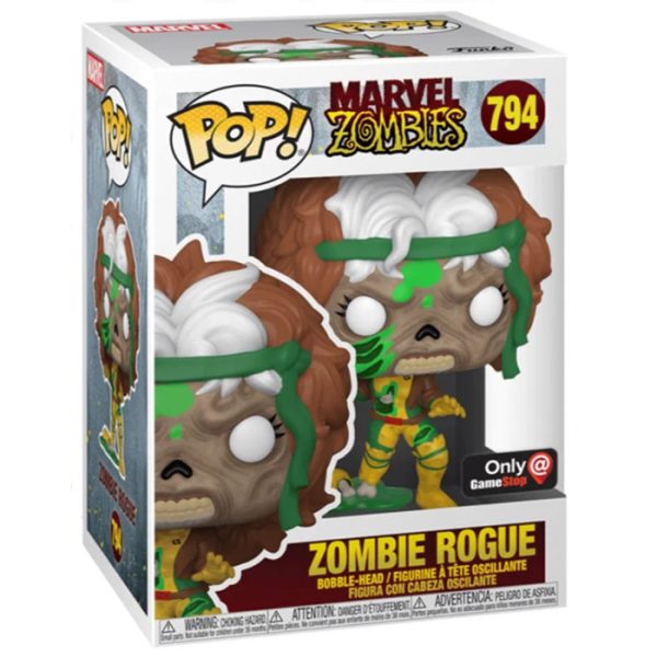 Pop Figurine Pop Zombie Rogue (Marvel Zombies) Figurine in box
