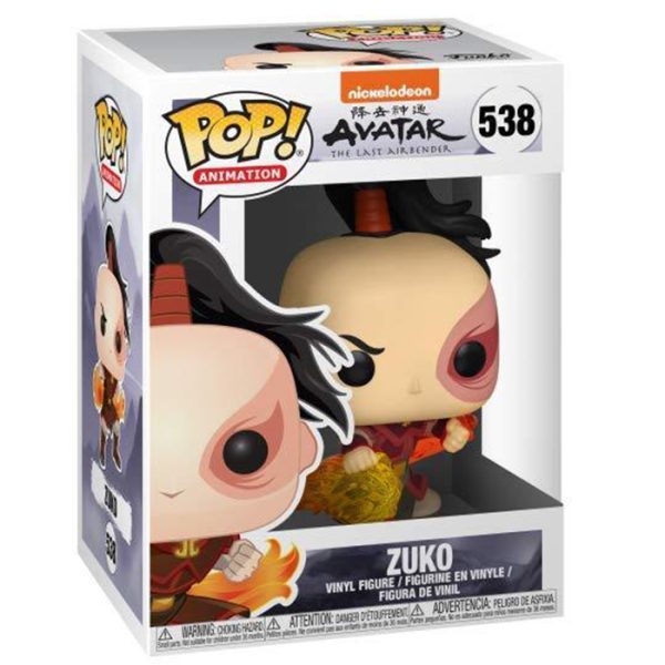 Pop Figurine Pop Zuko (Avatar The Last Airbender) Figurine in box